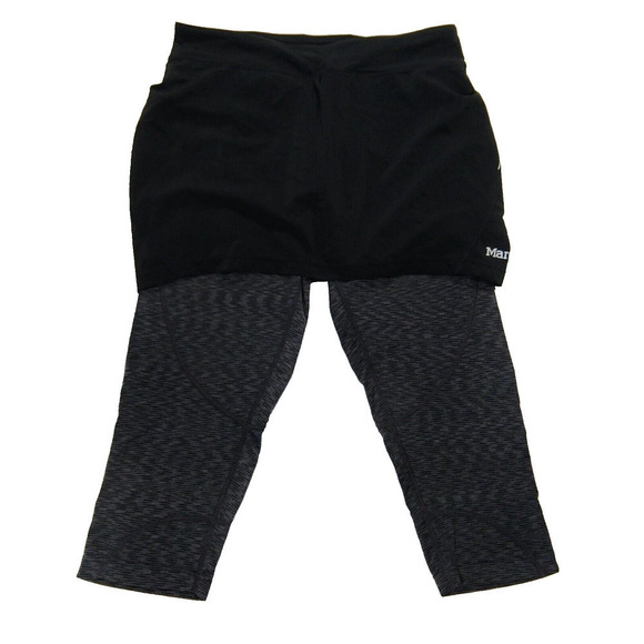 Marmot Lateral 2 in 1 Skirt Leggings Size XS Capri Length Running Workout Hiking - Picture 1 of 6